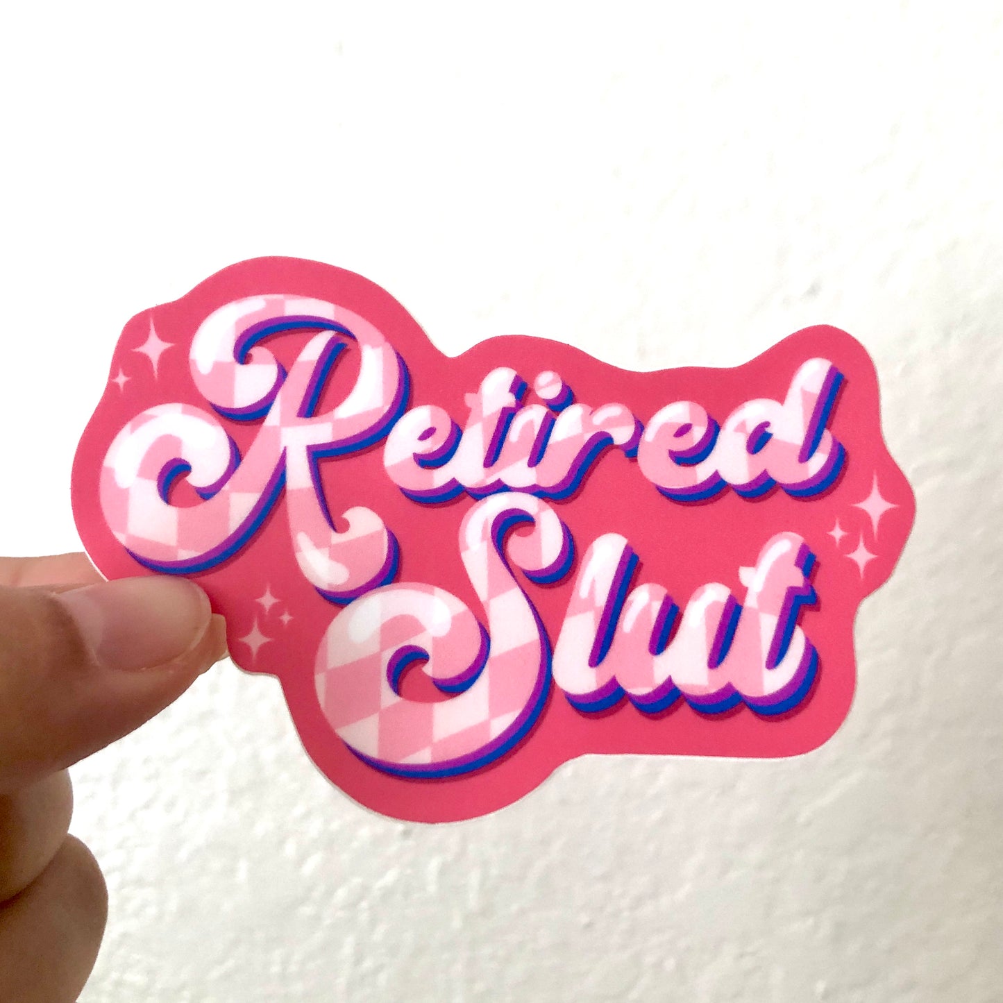 Retired Slut Vinyl Sticker
