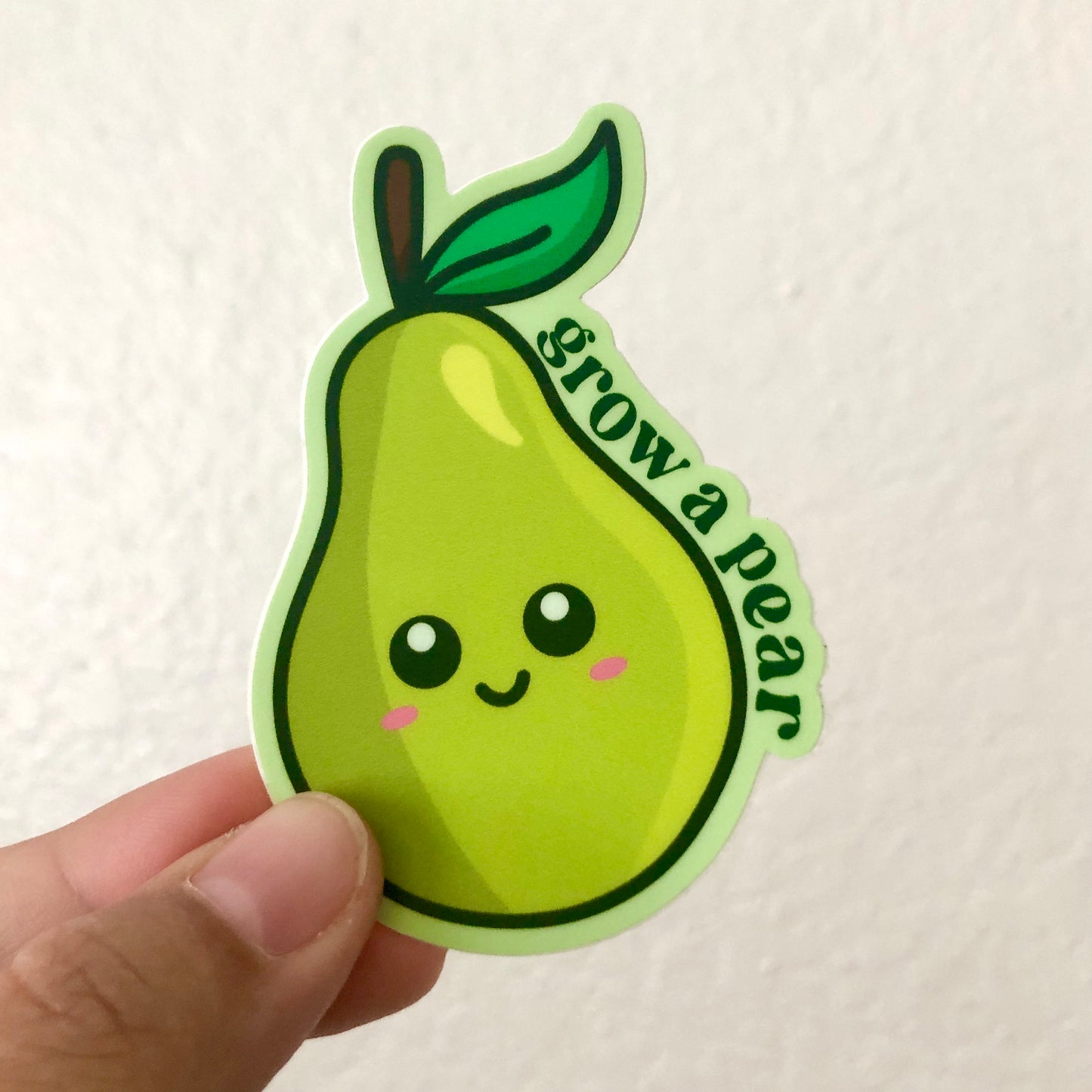 Grow a Pear Vinyl Sticker
