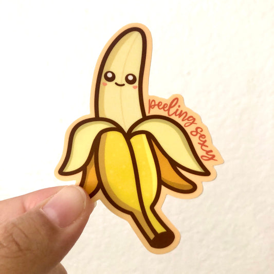 Peeling Sexy Banana Vinyl Sticker