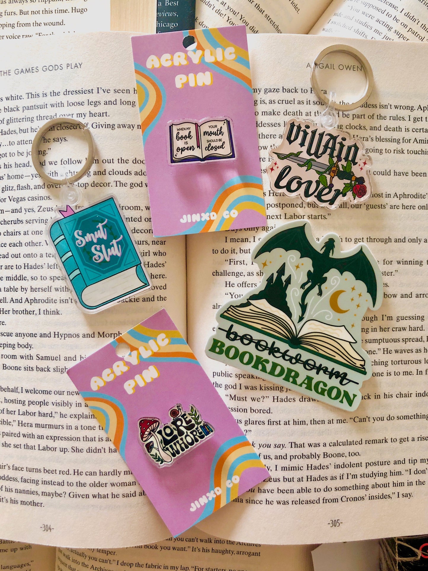 Villain Lover Acrylic Keychain