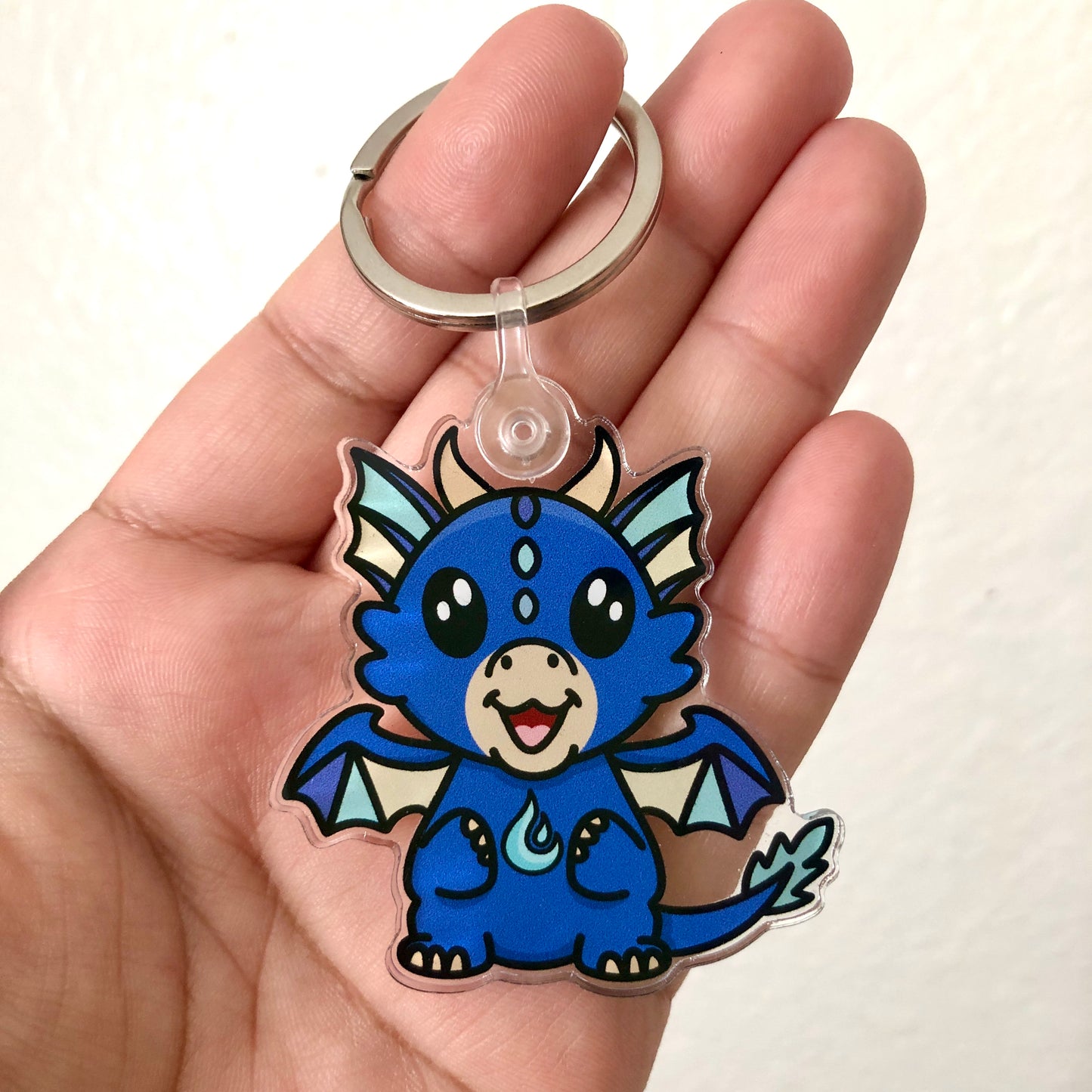 Baby Water Dragon Acrylic Keychain