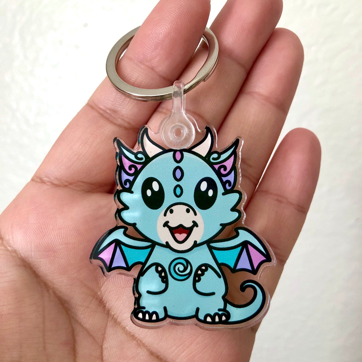 Baby Air Dragon Acrylic Keychain