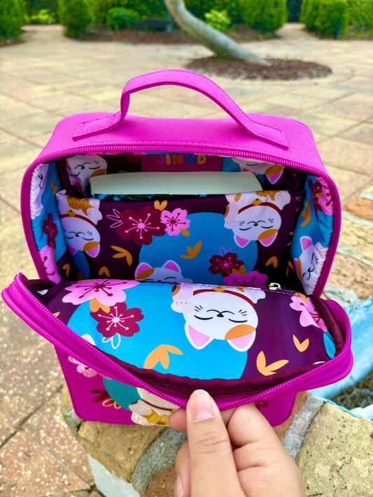 Lucky Cat Pink Jinxd Bag