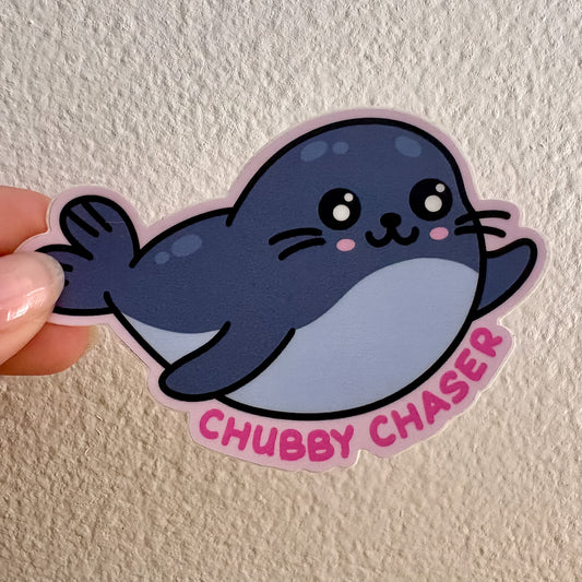 Chubby Chaser Seal Vinyl Sticker