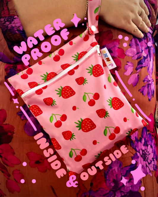 Cutesy Wet Bags- Waterproof Inside & Outside