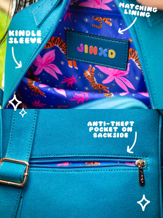 Tiger & Lily Blue Jinxd Bag