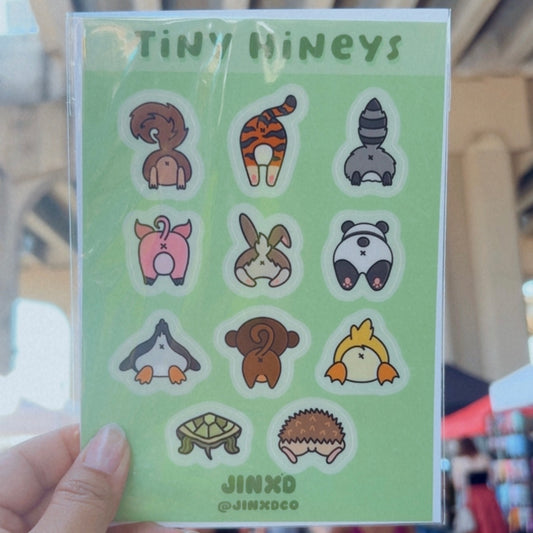 Tiny Hineys Vinyl Sticker Sheet