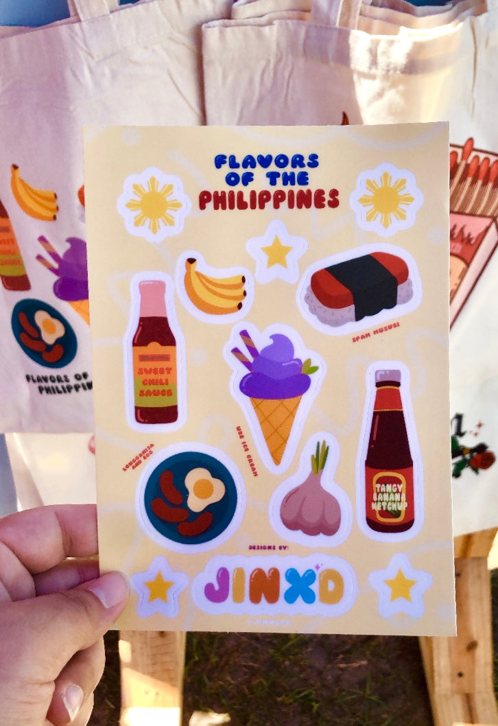 Flavors of the Philippines Sticker Sheet