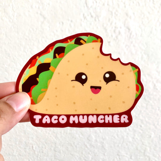 Taco Muncher Vinyl Sticker