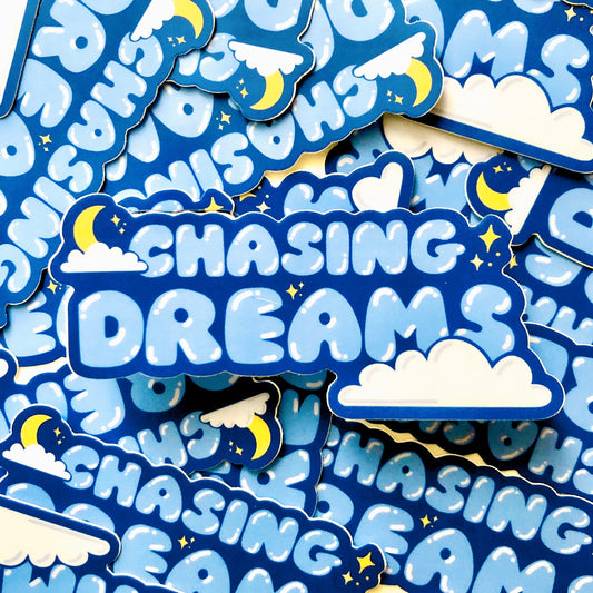 Chasing Dreams Vinyl Sticker