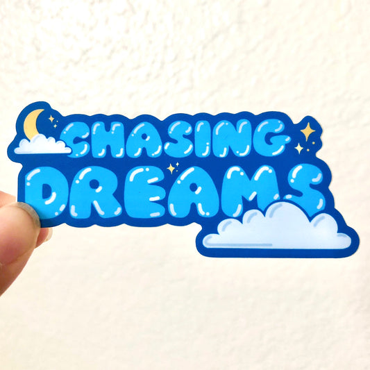 Chasing Dreams Vinyl Sticker