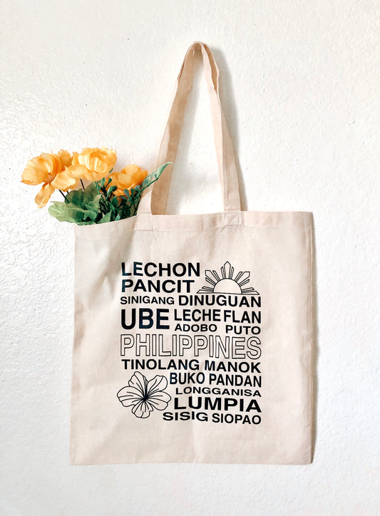 Filipino Food Tote Bag