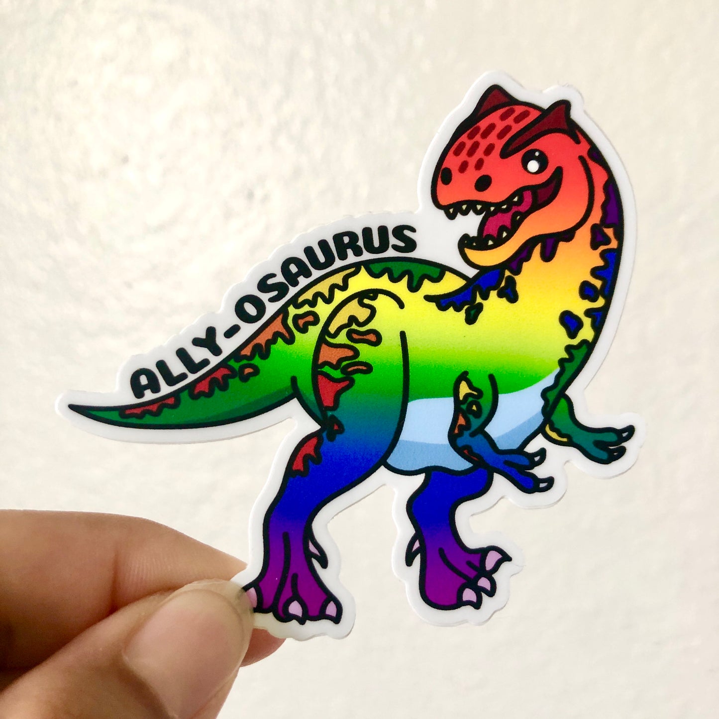 Ally-osaurus Dinosaur Vinyl Sticker