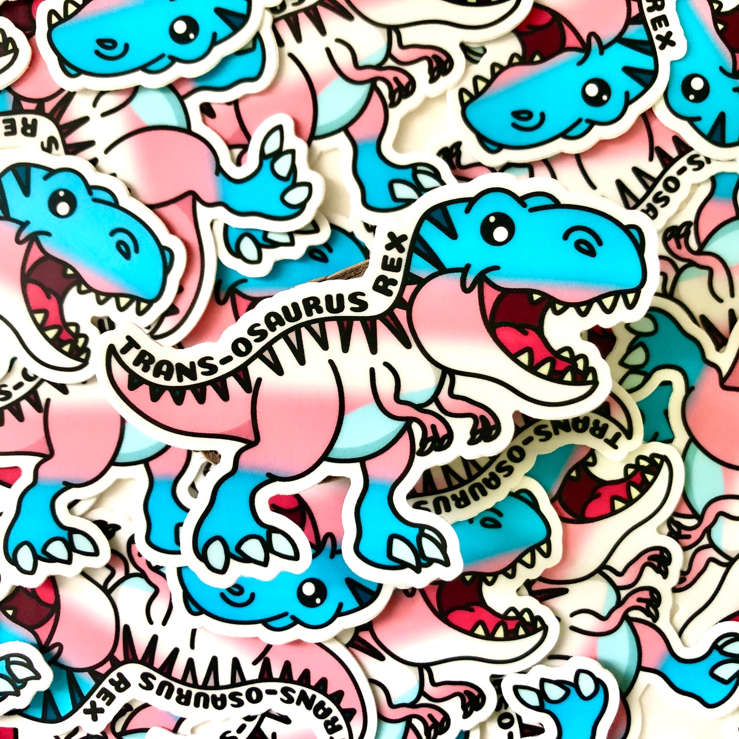 Trans-osaurus Rex Dinosaur Vinyl Sticker