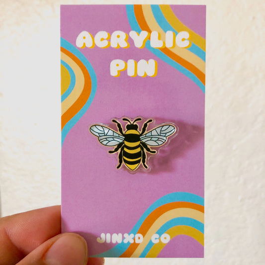 Bumble Bee Acrylic Pin