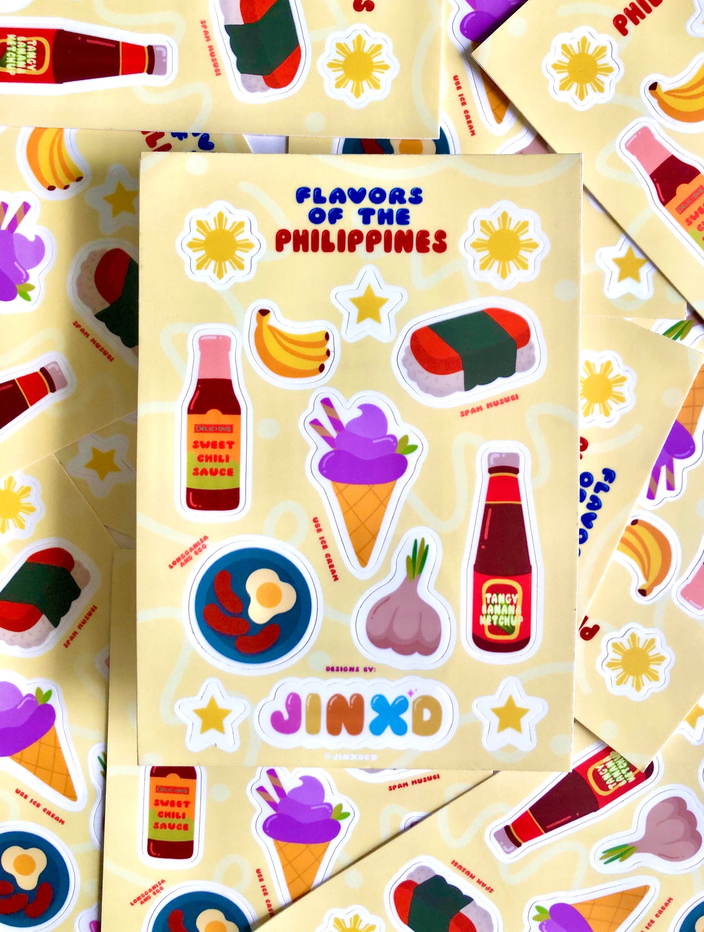 Flavors of the Philippines Sticker Sheet
