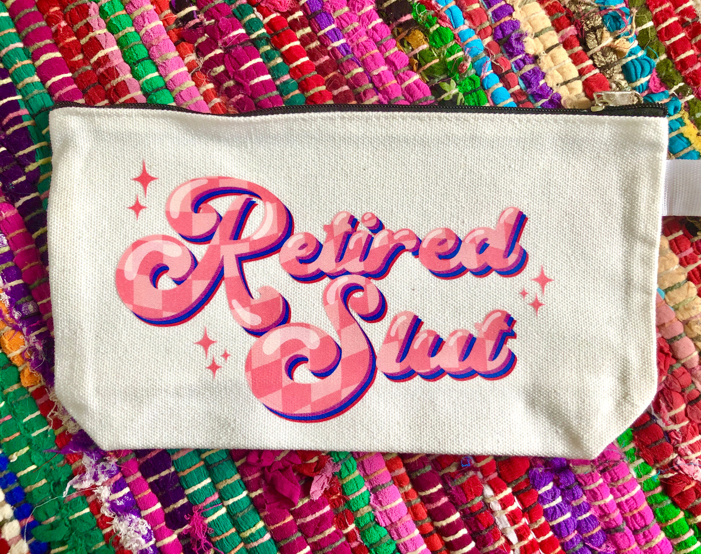 Retired Slut Make Up Pouch