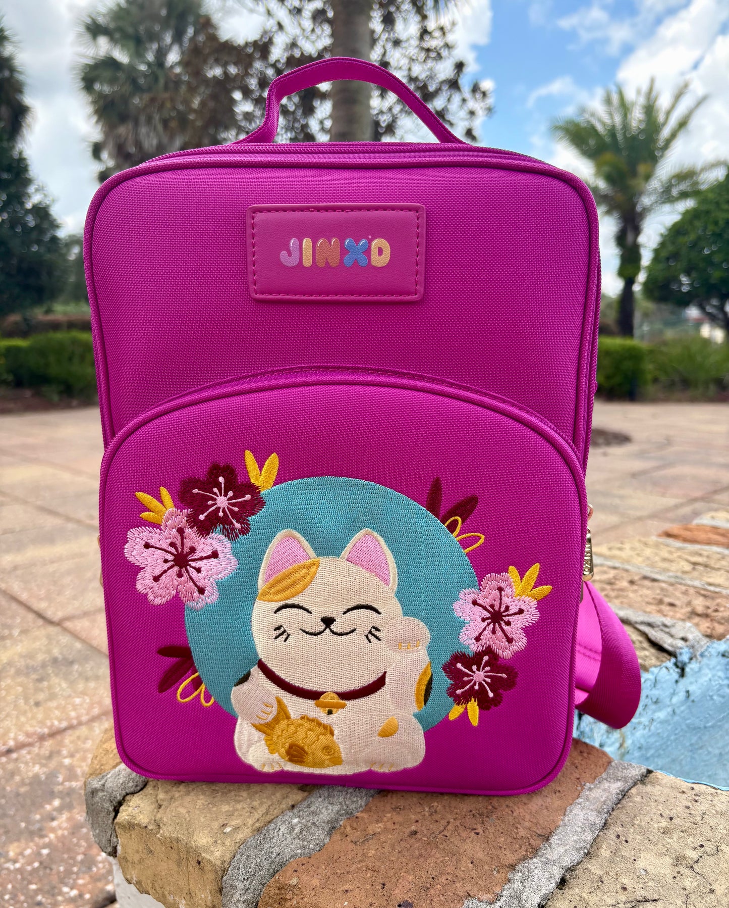 Lucky Cat Pink Jinxd Bag