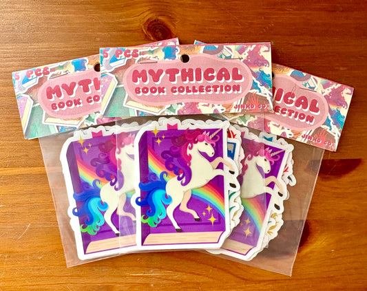 Mythical Books Sticker Collection- 5 Pieces