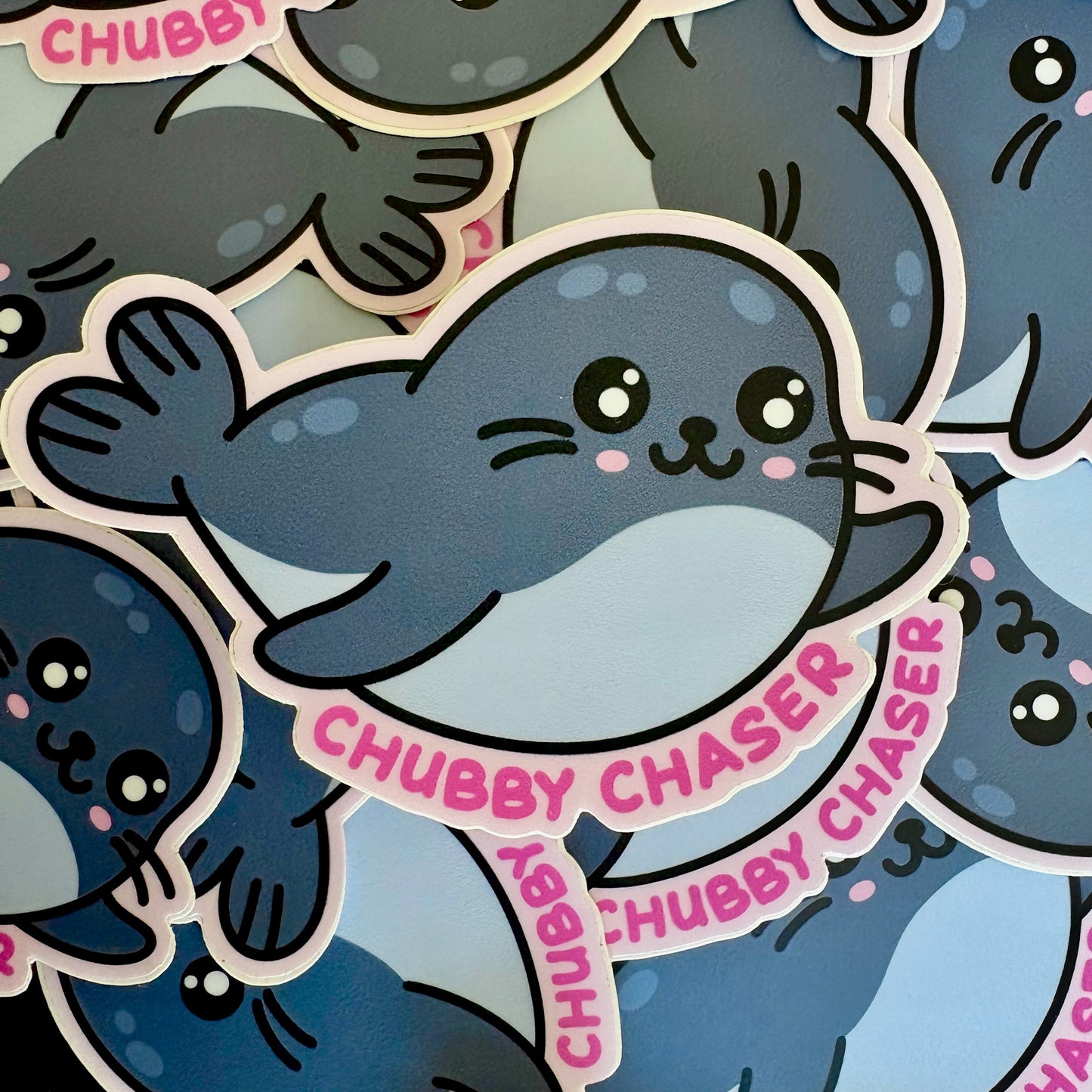 Chubby Chaser Seal Vinyl Sticker