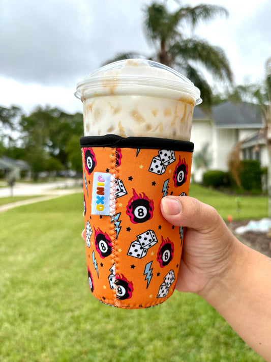 Millennial Eight Ball & Dice Insulated Coffee Sleeve