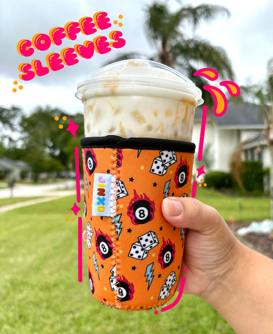 Purple Ghosts Insulated Coffee Sleeve