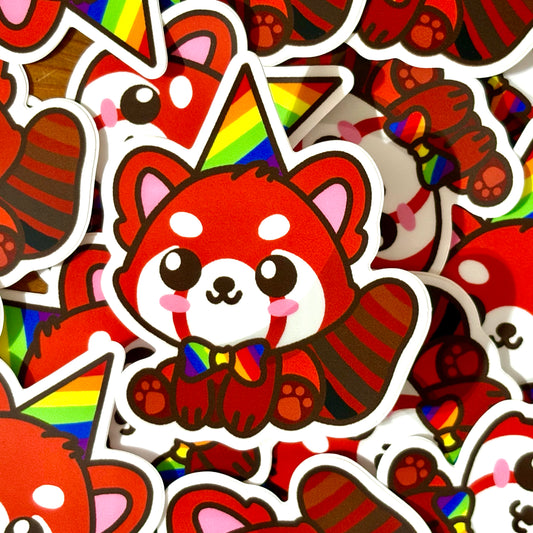 Ally Red Panda Vinyl Sticker