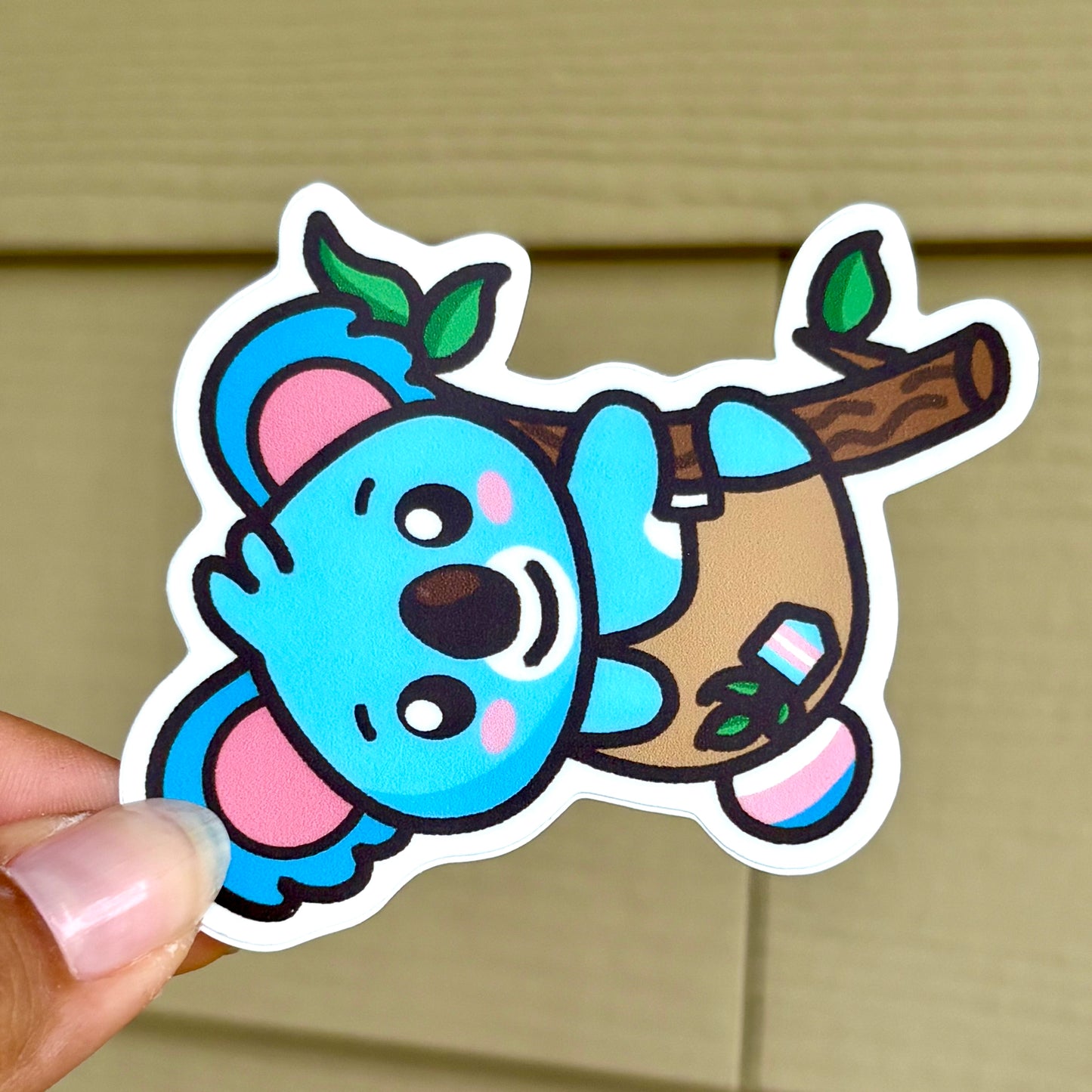 Transsexual Koala Vinyl Sticker