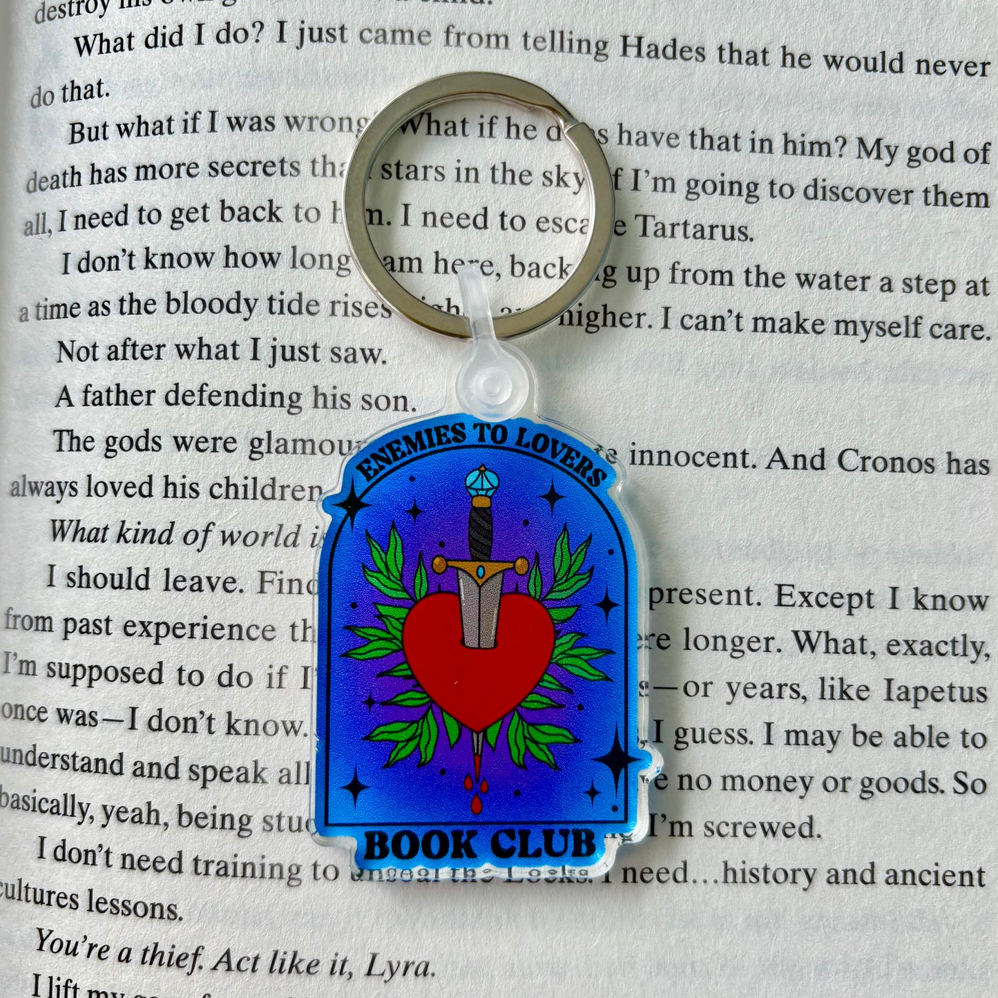 Enemies to Lovers Acrylic Keychain