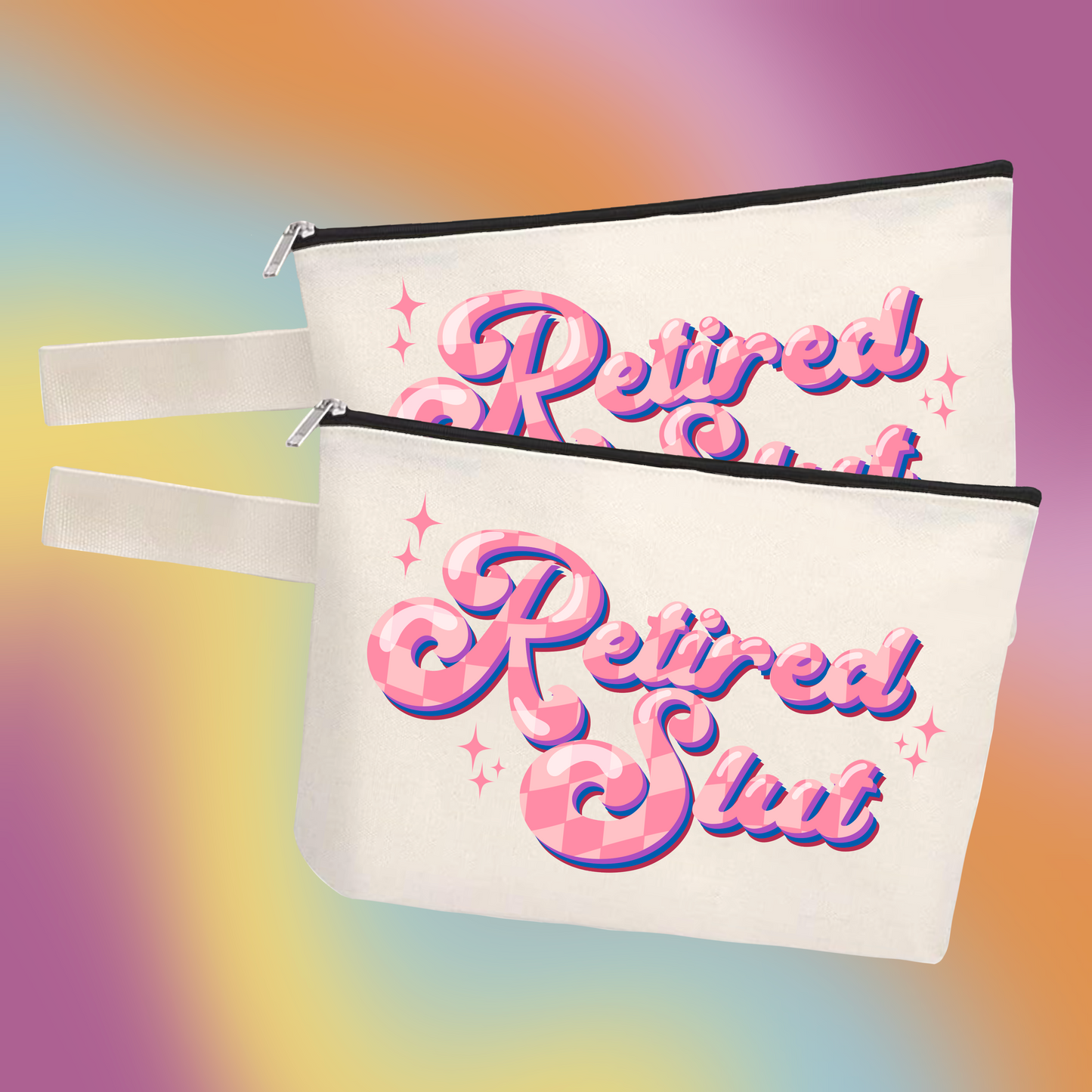 Retired Slut Make Up Pouch