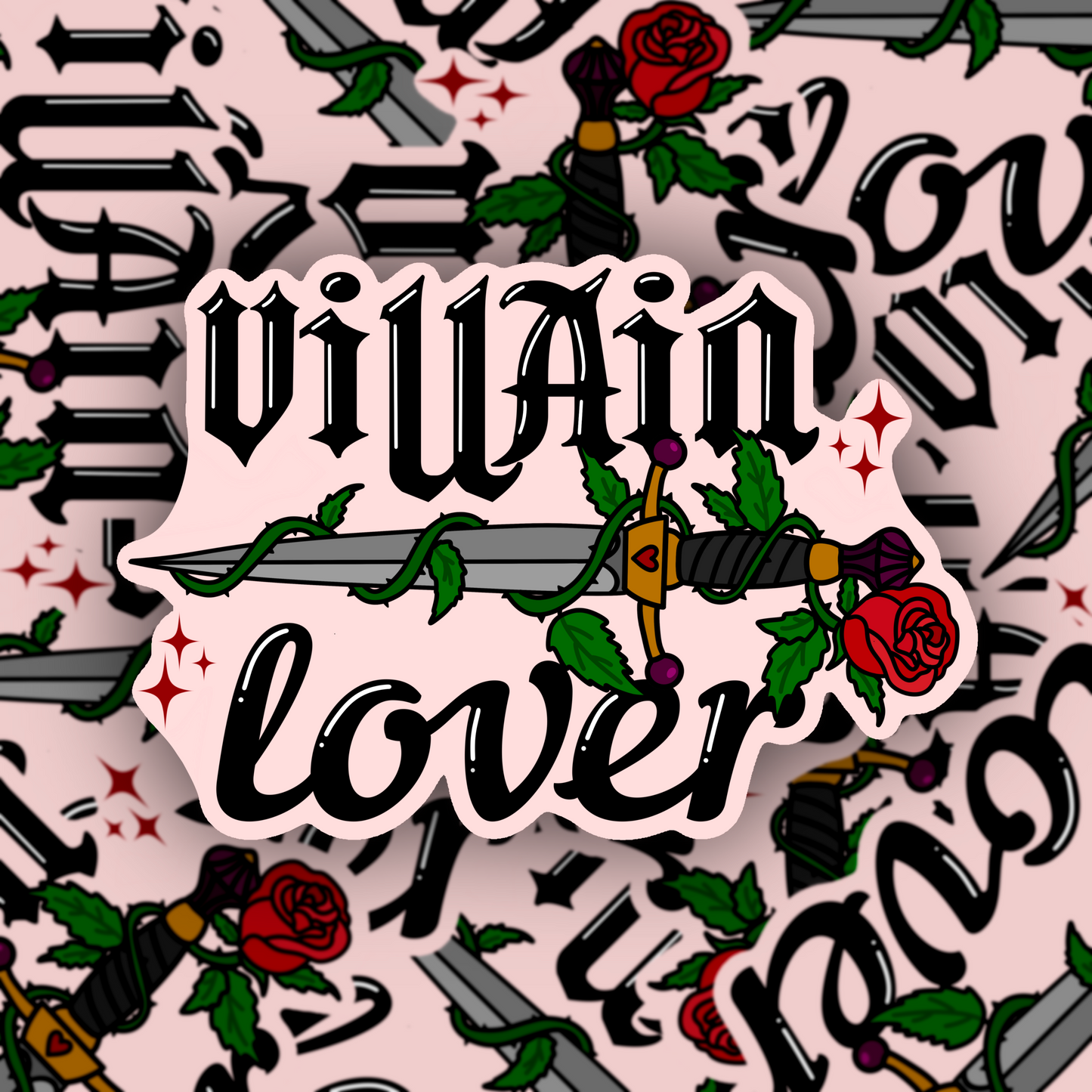 Villain Lover Vinyl Sticker