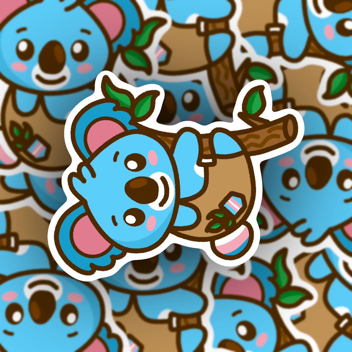 Transsexual Koala Vinyl Sticker