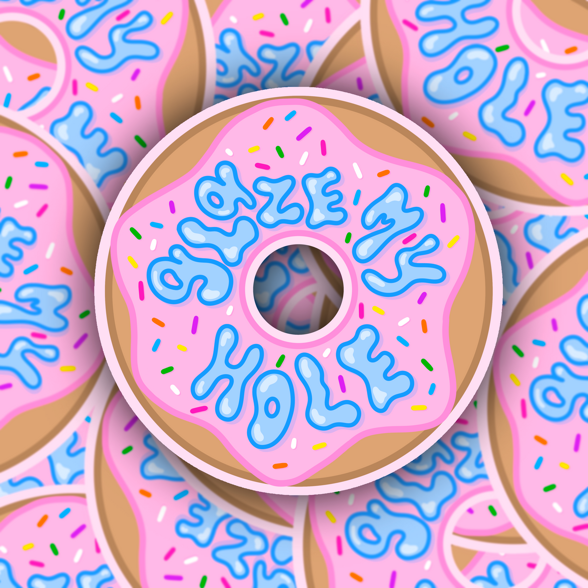 Glaze My Hole Vinyl Sticker