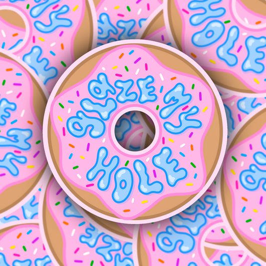 Glaze My Hole Vinyl Sticker