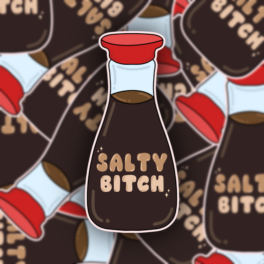 Salty Bitch Soy Sauce Vinyl Sticker