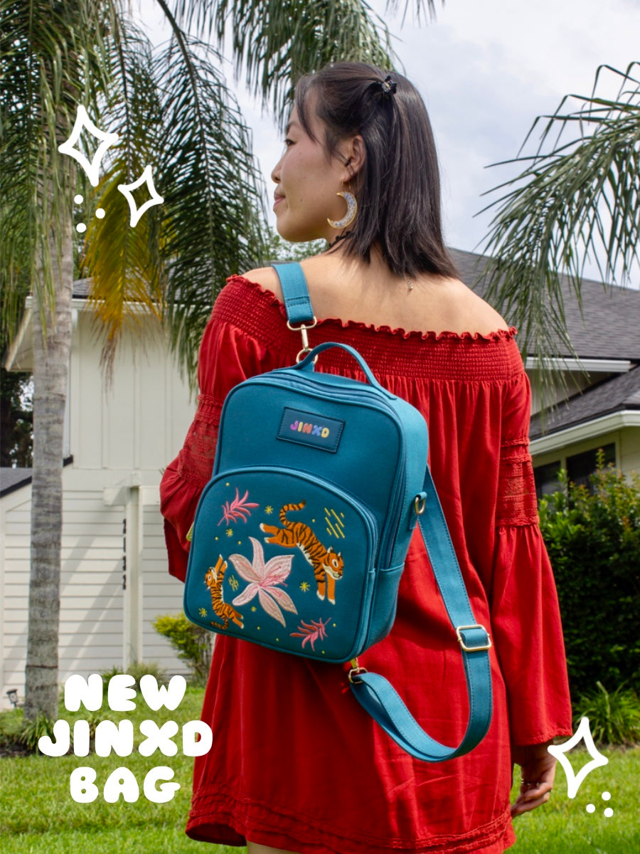 Tiger & Lily Blue Jinxd Bag – Jinxd Co