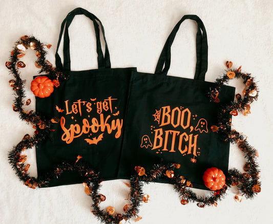 Boo Bitch Halloween Tote Bag